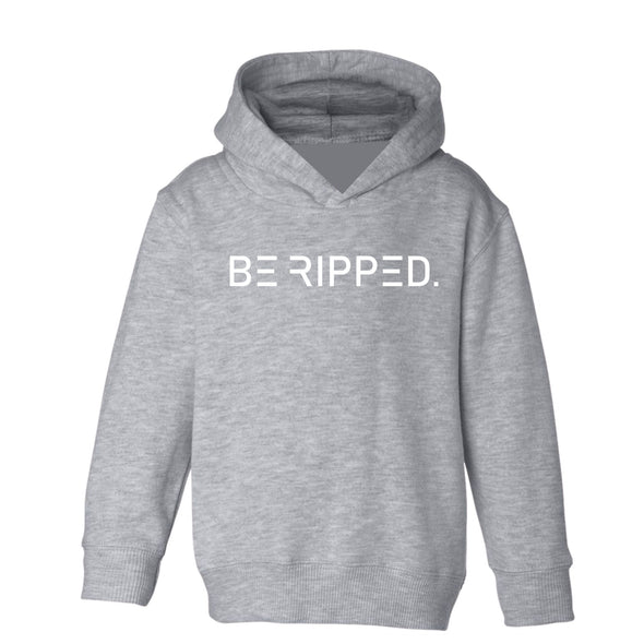 TODDLER BE RIPPED HOODIE - GRAY
