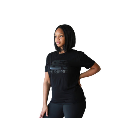 Black on Black - Be Ripped Bold Tee