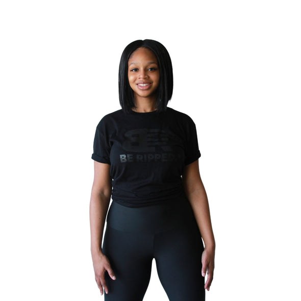 Black on Black - Be Ripped Bold Tee