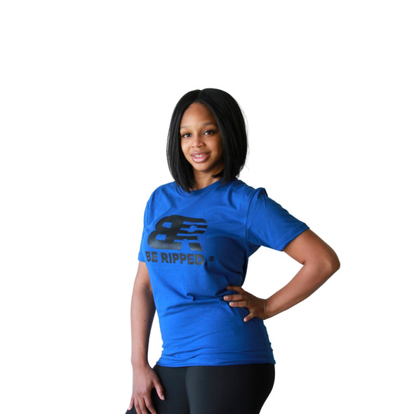 Black on Blue - Be Ripped Bold Tee