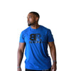 UNISEX BE RIPPED BOLD TEE - ROYAL BLUE