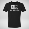 UNISEX BE RIPPED BOLD TEE - JUST KEEP GOING - BLACK